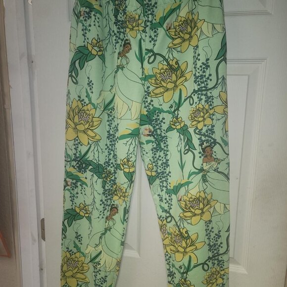 Disney Princess Tiana & the Frog Jogger Pants NWT Size Large W/FREE DISNEY GIFT - Picture 3 of 7